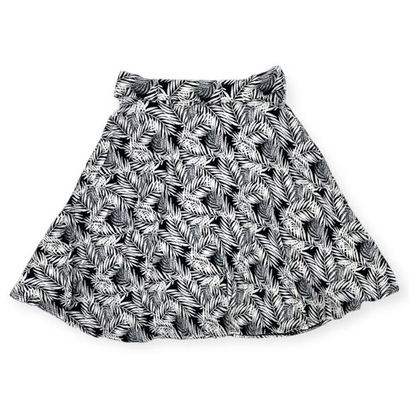 -Max Studio Women's Palm Print Skirt NWT S - Picture 3 of 9